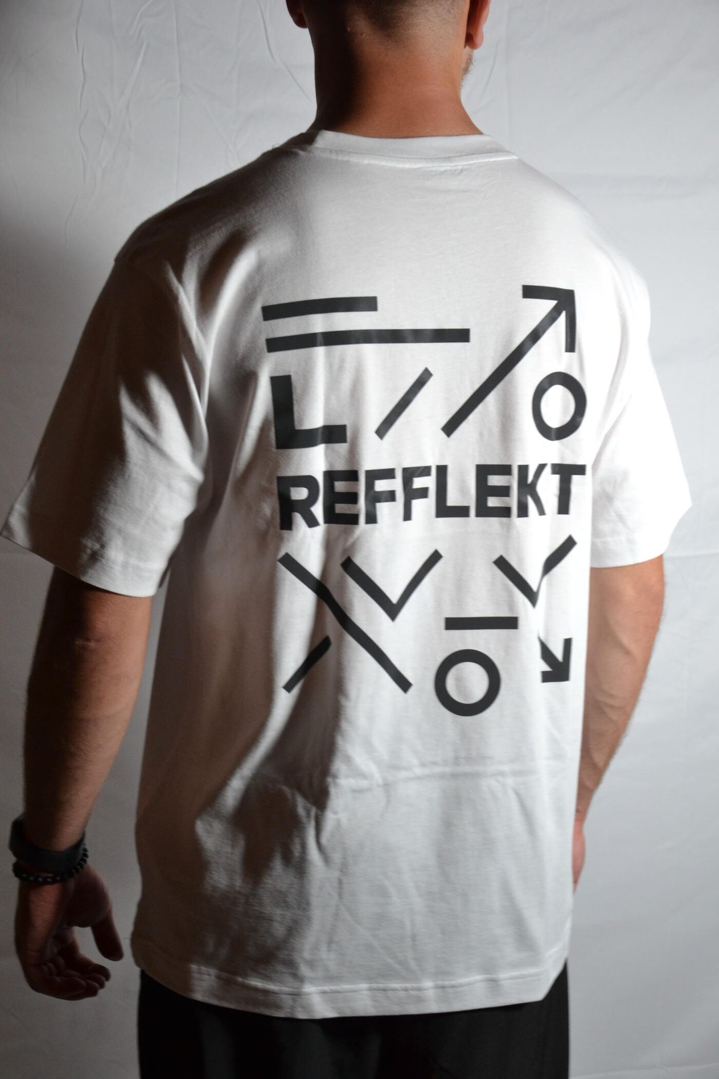 REFFLEKT reflexné tričko oversize design 04 back